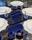 32 Parça İstanbul Blue Wind Kahvaltı Takımı Gold