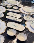 32 Parça İstanbul Stylish Green Kahvaltı Takımı Gold