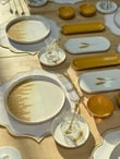 32 Parça Modern Virgo Hardal Kahvaltı Takımı