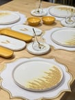 32 Parça Modern Virgo Hardal Kahvaltı Takımı