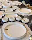 35 Parça 6 Kişilik Bianca Line Perla Porselen Kahvaltı Takımı
