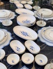 43 Parça Modern Blue Kahvaltı Takımı Gold