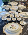 43 Parça Modern Flora Kahvaltı Takımı Gold