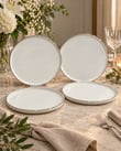 4'lü Milenyum Platin Servis Tabağı 26 cm 