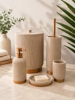 5 Parça Lüx Ladure Collection Bej Banyo Seti
