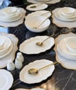 56 Parça 12 Kişilik Porselen Yemek Takımı Elegant