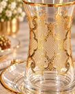 6 Kişilik 12 Parça Premium Erva Gold Çay Takımı