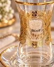 6 Kişilik 12 Parça Venezia Premium Gold Çay Takımı