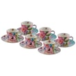 6 Kişilik Porselem Full Bloom Kahve Fincanı 100 Ml – Royking