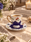 6 Kişilik Porselen Florence Kahve Fincanı
