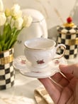 6 Kişilik Porselen Rosalie Kahve Fincanı 90 ML