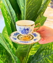 6 Kişilik Vintage Elisabeth Kahve Fincanı