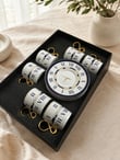 6 Kişillik Porselen Timelles Kahve Fincanı  