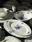 62 Parça 12 Kişilik Porselen Yemek Takımı Blue Garden
