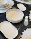 65 Parça Porselen Soha Porselen Yemek Takımı Çkb Hediyeli