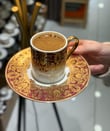 6'lı Lüks Marcella Gold Kahve Fincanı