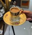6'lı Lüks Queen Gold Kahve Fincanı