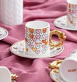6'lı Porselen Juliette Kahve Fincanı - 90 ml
