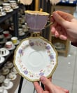 6'lı Porselen Nicole Premium Kahve Fincanı Purple