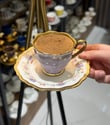 6'lı Porselen Nicole Premium Kahve Fincanı Purple
