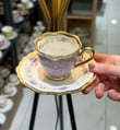 6'lı Porselen Nicole Premium Kahve Fincanı Purple