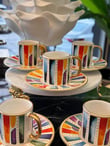 6'lı Royal Pastel Kahve Fincanı