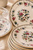 7 Parça Floral Pasta Seti 
