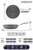 A1 Serisi ScratchDefense Çizilmez Yapışmaz 2'li Kızartma Tava Seti - 22 CM & 26 CM