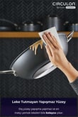 A1 Serisi ScratchDefense Çizilmez Yapışmaz Wok Tava - 34 CM