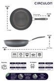 A1 Serisi ScratchDefense Çizilmez Yapışmaz 2'li Kızartma Tava Seti - 22 CM & 26 CM