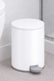 Cigo 3 LT Banyo Mutfak Ofis Çelik Çöp Kovası - Beyaz