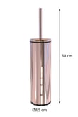 Cigo Çelik Tuvalet Fırçası - Rose Gold & İç Kısım Siyah