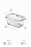 Fika Glace Vakumlu Cam Saklama Kabı 460 ML - Bej