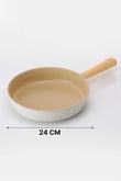 Fika Seramik Kaplama Tava 24 CM - Bej