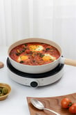 Fika Seramik Kaplama Tava 28 CM - Bej