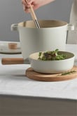 Fika Seramik Kaplama Wok Tava 26 CM - Bej
