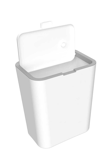 Flip 6 LT Banyo Mutfak Tezgah Üstü Çöp kovası - Beyaz