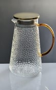 Kapital Metal Kapaklı Gold Cam Sürahi - 1800ml