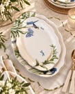 Libellule 2li Servis Oval 25x17 31x21cm