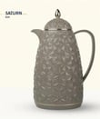 Lüks Çay Su Termos 1 Litre Saturn Kahve