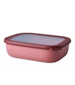 Multi Bowl Cirqula Rectangular Saklama Kabı 2000 ml – Kırmızı