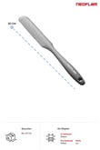 Neoflam İnce Silikon Pasta Spatulası - Gri