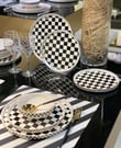 Onedekor Sufii Modern 24 Parça Bone Yemek Takımı Dama