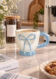 Perle Lüsterli Mavi Porselen Kupa 440 ML