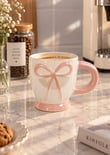 Perle Lüsterli Pembe Porselen Kupa 440 ML