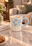 Petal Lüsterli İnci Porselen Kupa 360  ML
