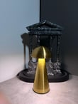 Şarjlı Dekoratif Ambiyans Masa Lambası – Mantar Gold