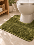 Sera Banyo Halısı 2'li Yeşil 70*45cm 45*45cm