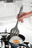 Silikon Izgaralı Spatula Gri