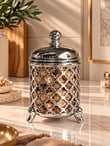 Silver Elegance Küçük Boy Dekoratif Kavanoz